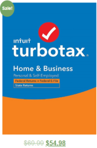 Digital Download TurboTax Home & Business 2020